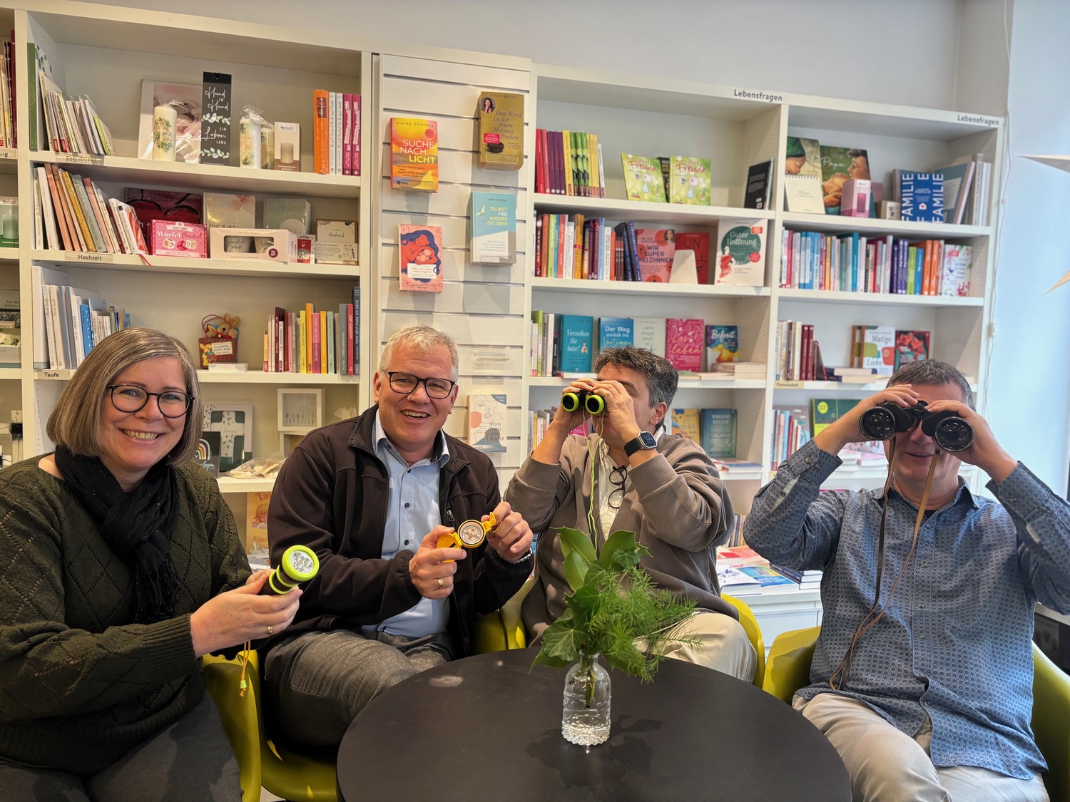 v.l.n.r.: Manuela Gangl, Martin Fenkart, Andrea Geiger und Thomas Berger-Holzknecht